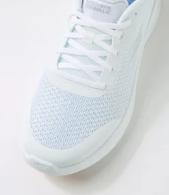Women SKECHERS Sneakers-Go Walk Now White Fabric Sneakers