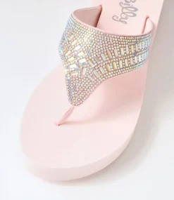 Women I LOVE BILLY Heels|Sandals-Golter Blush Multi Sandals