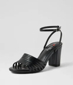 Women I LOVE BILLY Heels|Sandals-Goyan Black Sandals