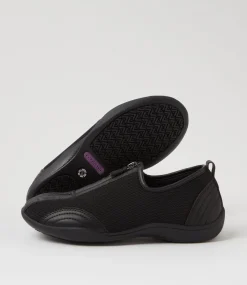 Women COLORADO Comfort|Flats-Gracely Black Knit Flat Shoes