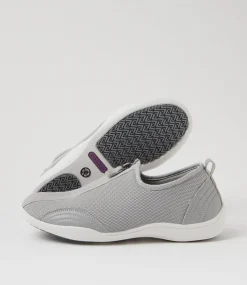 Women COLORADO Comfort|Flats-Gracely Grey Knit Flat Shoes