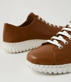 Women SUPERSOFT Comfort|Sneakers-Gracin New Tan Leather Sneakers