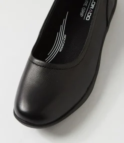 Women COLORADO Comfort|Flats-Grand Black Leather Flat Shoes