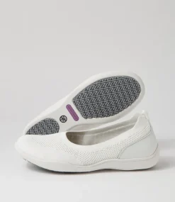 Women COLORADO Comfort|Flats-Grand White Knit Flat Shoes