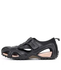 COLORADO Casuals|Sandals-GRANDE CF BLACK LEATHER