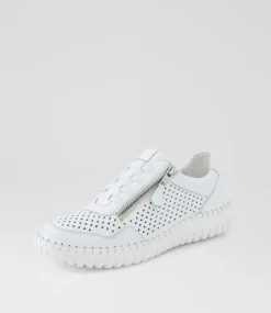 Women SUPERSOFT Comfort|Sneakers-Gratitude White Leather Sneakers