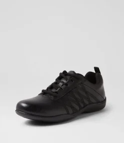 Women COLORADO Comfort|Sneakers-Greer Black Leather Sneakers