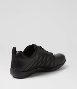 Women COLORADO Comfort|Sneakers-Greer Black Leather Sneakers
