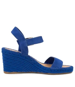 Women TOP END Wedges|Heels-GROGOR TO COBALT COBALT ROPE SUEDE
