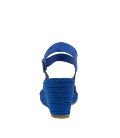 Women TOP END Wedges|Heels-GROGOR TO COBALT COBALT ROPE SUEDE