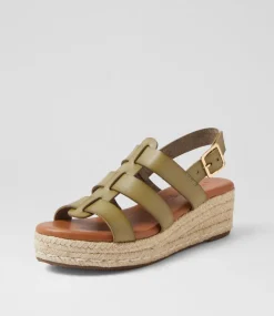Women I LOVE BILLY Heels|Sandals-Hansi Khaki Sandals