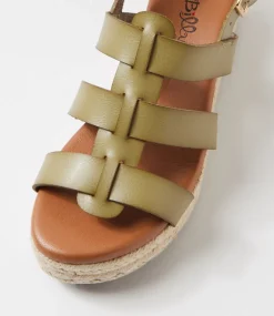 Women I LOVE BILLY Heels|Sandals-Hansi Khaki Sandals