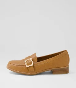 Women I LOVE BILLY Flats-Hasha Tan Weave Emboss Flat Shoes