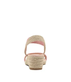 Women DIANA FERRARI Espadrilles|Wedges-Havan Blush Weave Elastic Espadrilles