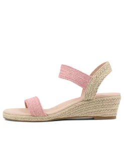 Women DIANA FERRARI Espadrilles|Wedges-Havan Blush Weave Elastic Espadrilles