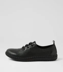 Women COLORADO Comfort|Sneakers-Hello Black Leather Sneakers