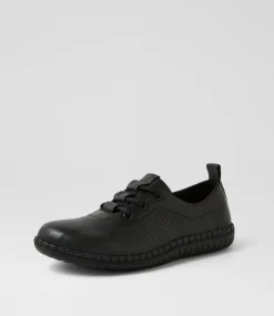 Women COLORADO Comfort|Sneakers-Hello Black Leather Sneakers