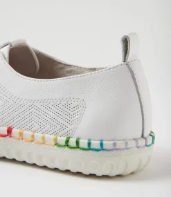Women COLORADO Comfort|Sneakers-Hello White Leather Sneakers