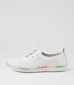 Women COLORADO Comfort|Sneakers-Hello White Leather Sneakers