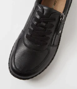 Women COLORADO Comfort|Sneakers-Hey Black Leather Sneakers