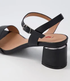 Women I LOVE BILLY Heels|Sandals-Heyyo Black Sandals