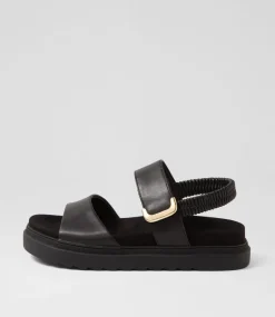 Women I LOVE BILLY Flats|Sandals-Hirish Black Sandals