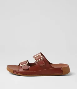 Women I LOVE BILLY Flats|Sandals-Hivine Brown Sandals