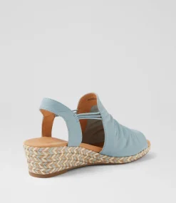 Women DIANA FERRARI Espadrilles|Wedges-Hlensia Light Denim Multi Rope Leather Sandals