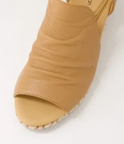 Women DIANA FERRARI Espadrilles|Wedges-Hlensia Light Tan Multi Rope Leather Sandals