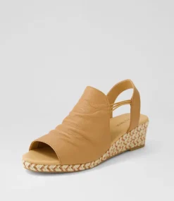 Women DIANA FERRARI Espadrilles|Wedges-Hlensia Light Tan Multi Rope Leather Sandals