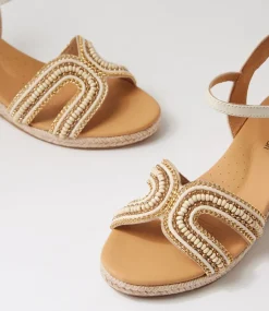 Women DIANA FERRARI Heels|Sandals-Hobarts White Multi Sandals