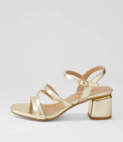 Women I LOVE BILLY Heels|Sandals-Hodor Pale Gold Sandals