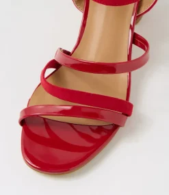 Women I LOVE BILLY Heels|Sandals-Hodor Red Mix Sandals