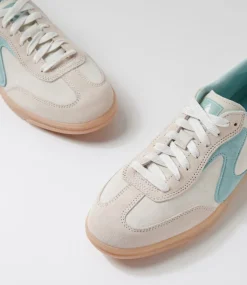 Women SKECHERS Sneakers-Hotshot For The Win Natural Aqua Microsuede Sneakers