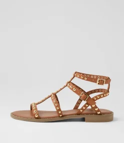 Women I LOVE BILLY Flats|Sandals-Howie Tan Sandals