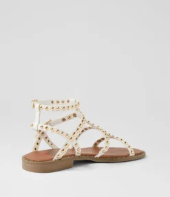 Women I LOVE BILLY Flats|Sandals-Howie White Sandals