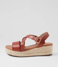 Women I LOVE BILLY Heels|Sandals-Hujiki Cognac Sandals