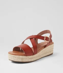 Women I LOVE BILLY Heels|Sandals-Hujiki Cognac Sandals