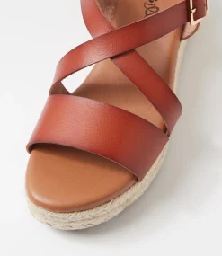 Women I LOVE BILLY Heels|Sandals-Hujiki Cognac Sandals