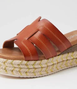 Women I LOVE BILLY Sandals-Hulton Tan Sandals