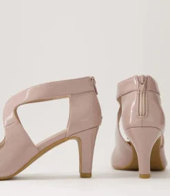 Women I LOVE BILLY Heels-Ichiko W Taupe Patent Pu Pump Heels