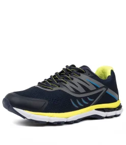 LYNX Sport School Shoes|Junior School Shoes-ICLIPSE JNR BLUE-YELLOW