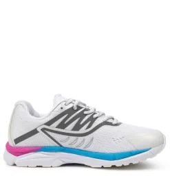 LYNX Sport School Shoes|Junior School Shoes-ICLIPSE JNR WHITE-AQUA