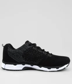 LYNX Sport School Shoes|Senior School Shoes-Ignite Snr Black White Sneakers