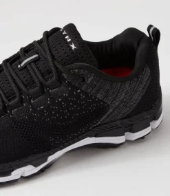 LYNX Sport School Shoes|Senior School Shoes-Ignite Snr W Black White Sneakers