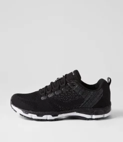 LYNX Sport School Shoes|Senior School Shoes-Ignite Snr W Black White Sneakers