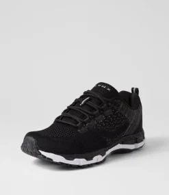 LYNX Sport School Shoes|Senior School Shoes-Ignite Snr W Black White Sneakers