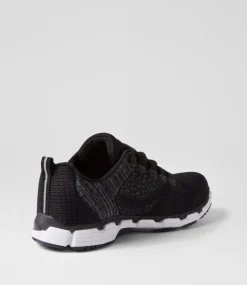 LYNX Sport School Shoes|Senior School Shoes-Ignite Snr W Black White Sneakers