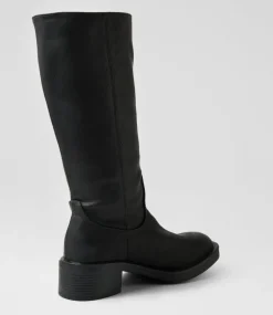 Women I LOVE BILLY Boots-Illuminate Black Knee High Boots