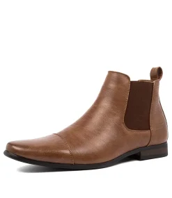 UNCUT Boots|Dress Shoes-INCA TAN SMOOTH